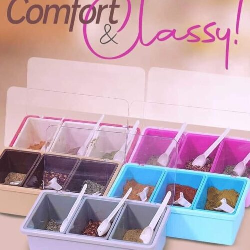 3-Piece Spice Box Set for Fresh Flavors