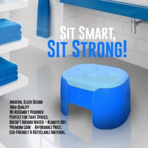 Comfortable Bathroom Stool for Kids and Adults 1 - Durable and Multipurpose"