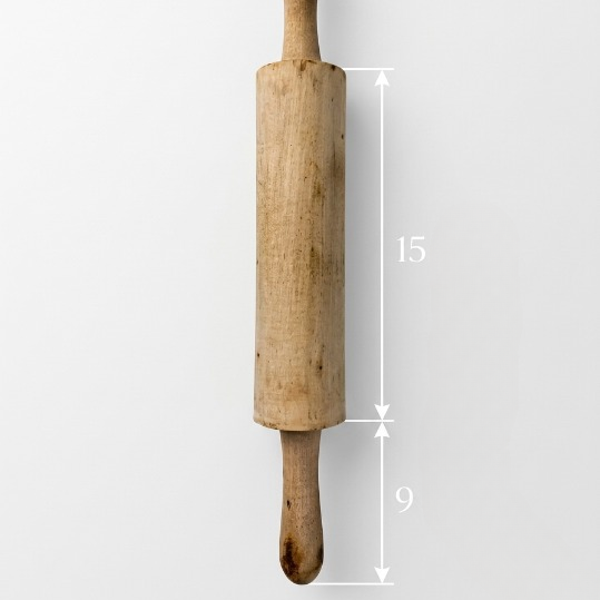 Revolving Wooden Balan – Premium Quality Finish Rolling Pin (15x9 Inch) - Image 4