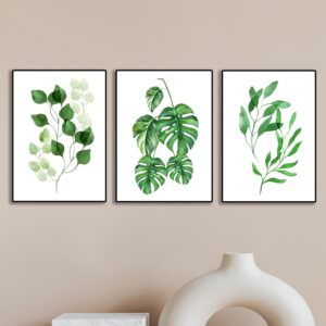 Set of 3 Premium Wall Art Photo Tiles – Modern Home Decor Sets 8x11