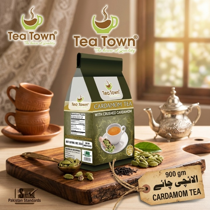 Tea Town Cardamom Tea Elaichi Chai Unique Aromatic Blend - Image 2