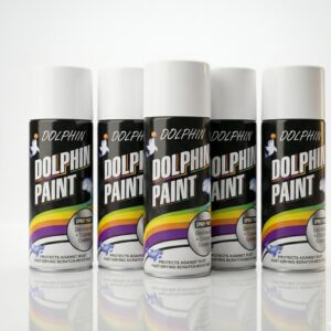 Dolphin Multi-Purpose Spray Paint – Fast-Drying, Anti-Rust & Scratch Resistant – High-Gloss Finish for Metal, Wood, Plastic & Automotive – 300ml