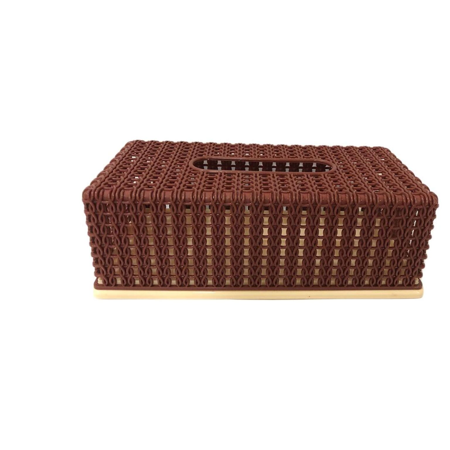 Rectangular Tissue Box Cover – Collapsible PP Tissue Roll Holder with Easy Top Access - Image 3