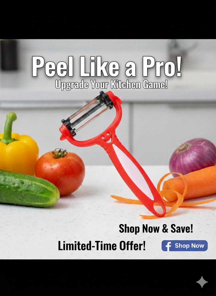 "4-in-1 unique Vegetable Peeler - Peel, Slice, Julienne & Shred" - Image 3