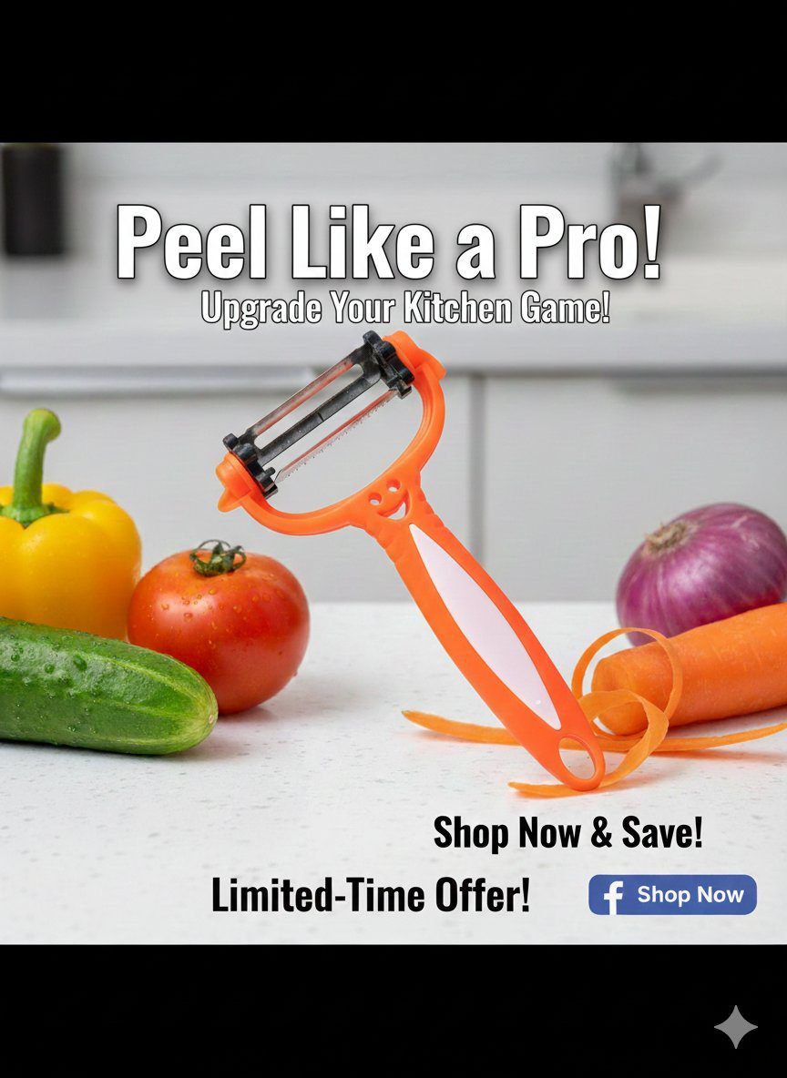 "4-in-1 unique Vegetable Peeler - Peel, Slice, Julienne & Shred" - Image 2