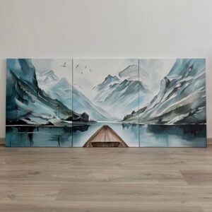 3pcs Peace Design Stickytiles Frames Providing Modern Style Elegant Look Artistic Appearance