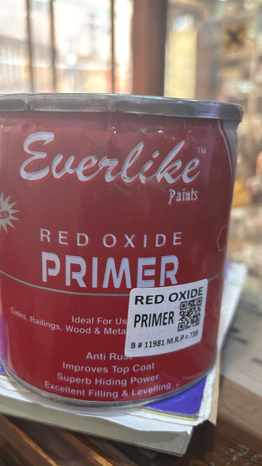 Everlike Red Oxide Primer 0.91 Liter – Anti Rust Metal & Wood Primer for Strong Base Coating - Image 5
