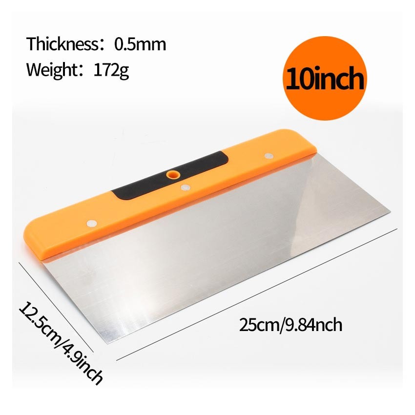 Stainless Steel Scraper with Durable Handle | Multi-Purpose Cleaning & Surface Scraping Tool - Image 2