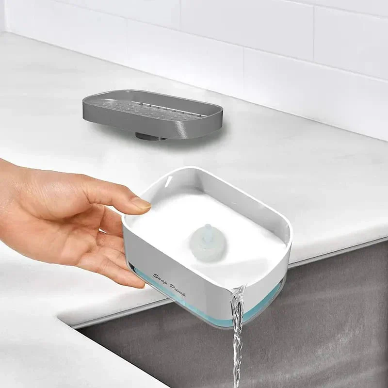Royal 2-in-1 Soap Pump Dispenser with Sponge - Image 3