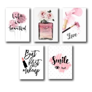 Set of 5 Premium Wall Art Photo Tiles – Modern Home Decor Sets 8x11