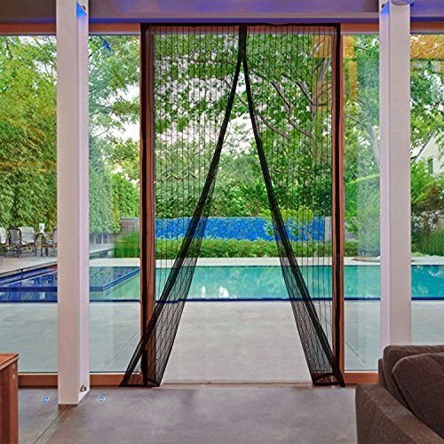 Premium Quality Mosquito Magic Mesh Door Curtain | Magnetic Automatic Closing Insect Screen | Easy Install Fly & Mosquito Net for Home - Image 3