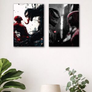 Set of 2 Premium Wall Art Photo Tiles – Modern Home Decor Sets 8x11