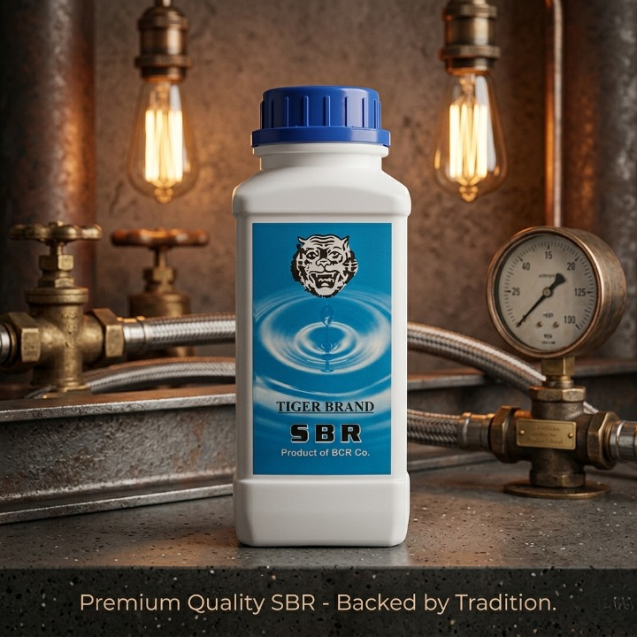 SBR High Quality Tiger Brand Waterproofing Admixture – Strong Bonding Agent for Cement & Concrete - Image 2