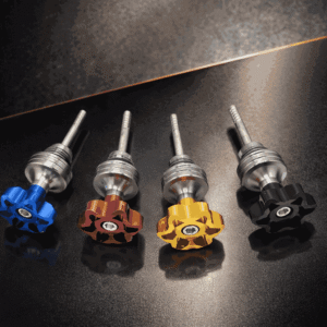 Universal CNC Aluminum Alloy Motorcycle Oil Dipstick – Premium Engine Fuel Tank Oil Level Gauge for All Bikes (Random Color)