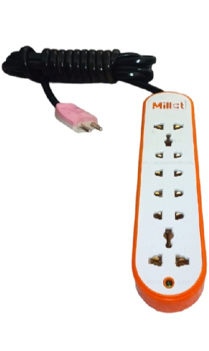 Extension Lead 5‑Way | 4M Copper Wire | Power Switch | Multi‑Socket Extension Cord | White - Image 3