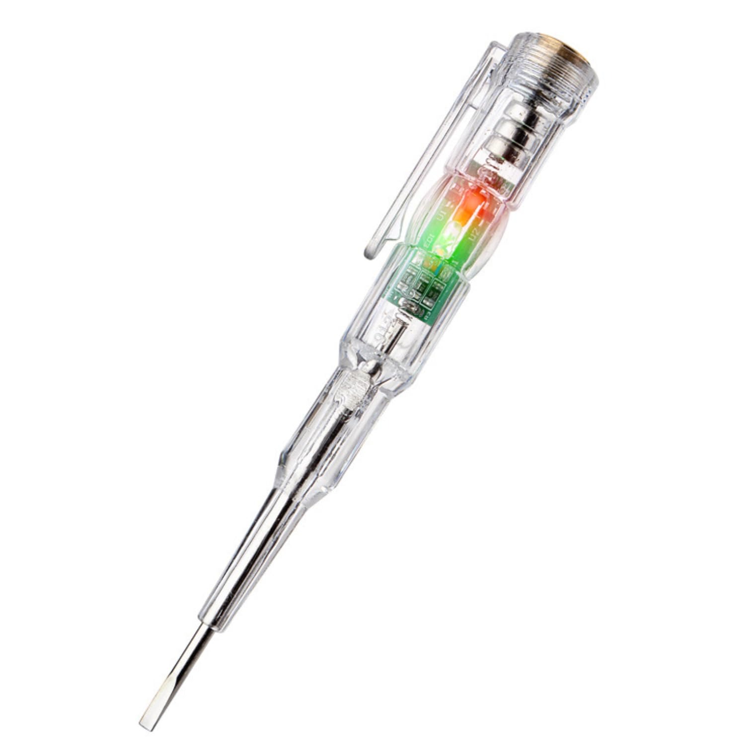 Voltage Tester Pen | Electrical Test Pencil | Detector Pen with LED Red & Green Lights - Image 4