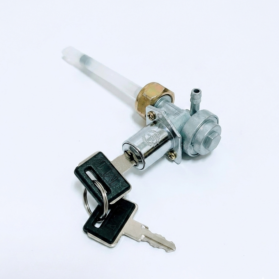 Crown Motorcycle Fuel Cock with Key Lock for Honda CD70 & CG125 – Fuel Tap Valve with Reserve Function - Image 2