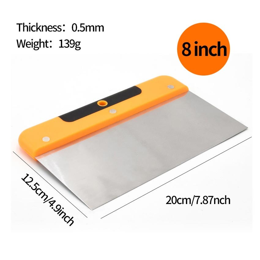 Stainless Steel Scraper with Durable Handle | Multi-Purpose Cleaning & Surface Scraping Tool - Image 3