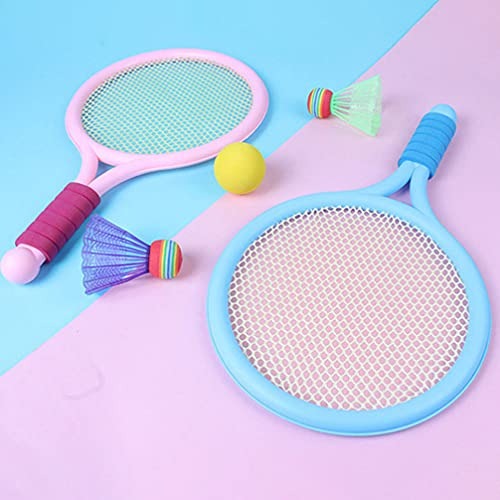 Kids Badminton & Tennis Racket Set – Easy-To-Handle Outdoor Sports Toy With 2 Rackets, 1 Ball, And 1 Shuttlecock For Fun Indoor & Outdoor Play (Random Color) - Image 5