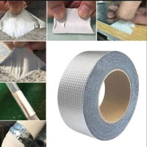 1.5 Meter Butyl Tape | Strong Aluminum Foil Tape Waterpoof | Rubber Butyl Tape (Width 2 Meter)