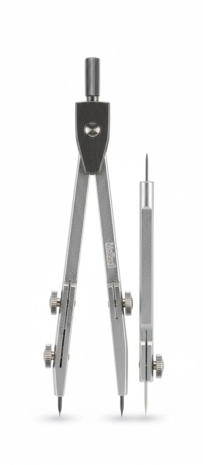 Marshal 9-Piece Mathematical Instruments Set – Complete Geometry Box for Classic & Precision Drawing - Image 5