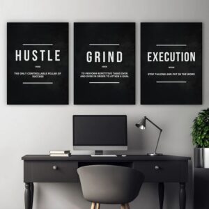 Set of 3 Premium Wall Art Photo Tiles – Modern Home Decor Sets 8x11