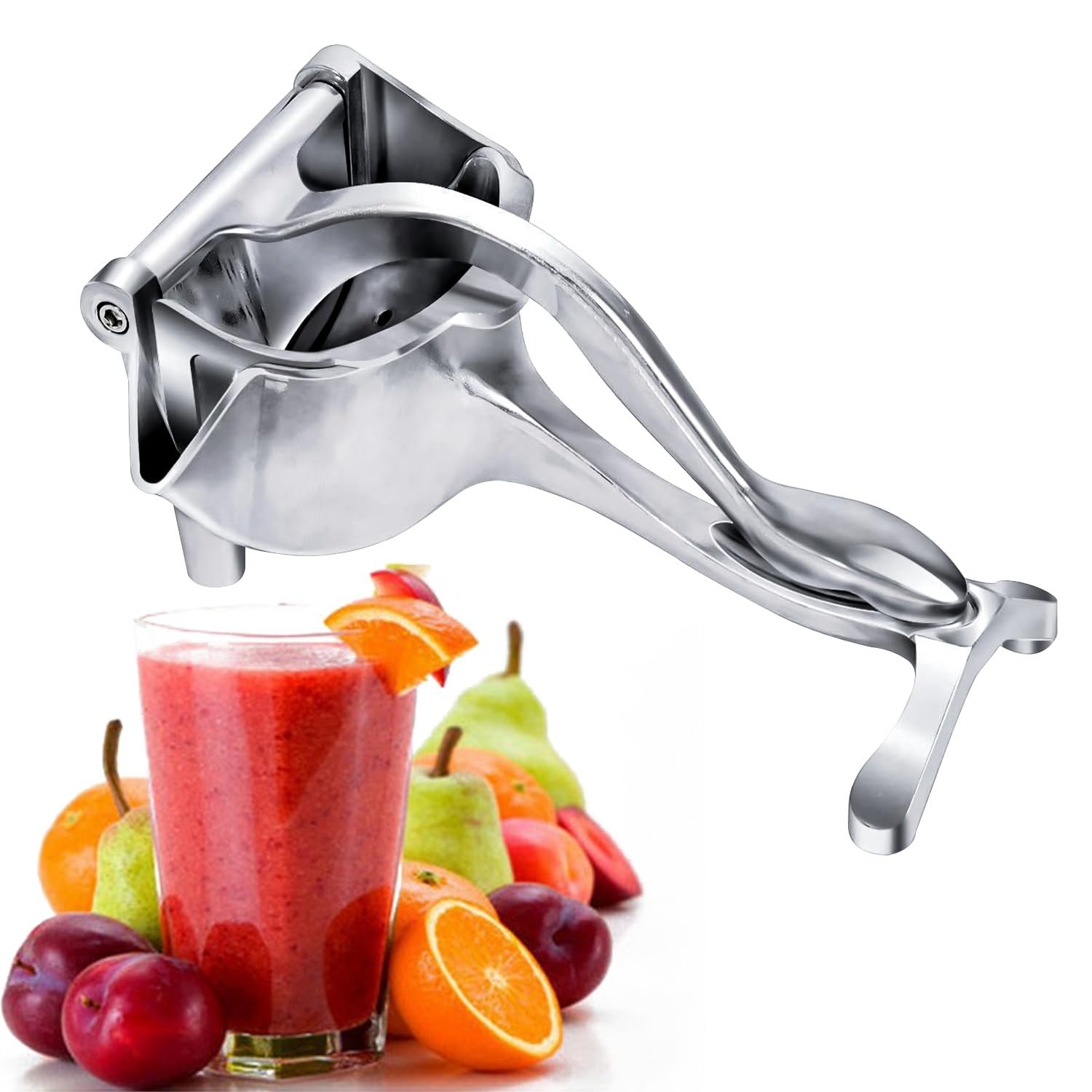 Stainless Steel Lemon & Orange Clip Handheld Fruit Juicer – Durable Manual Portable Citrus Squeezer for Kitchen & Baby Fruit Juice - Image 3