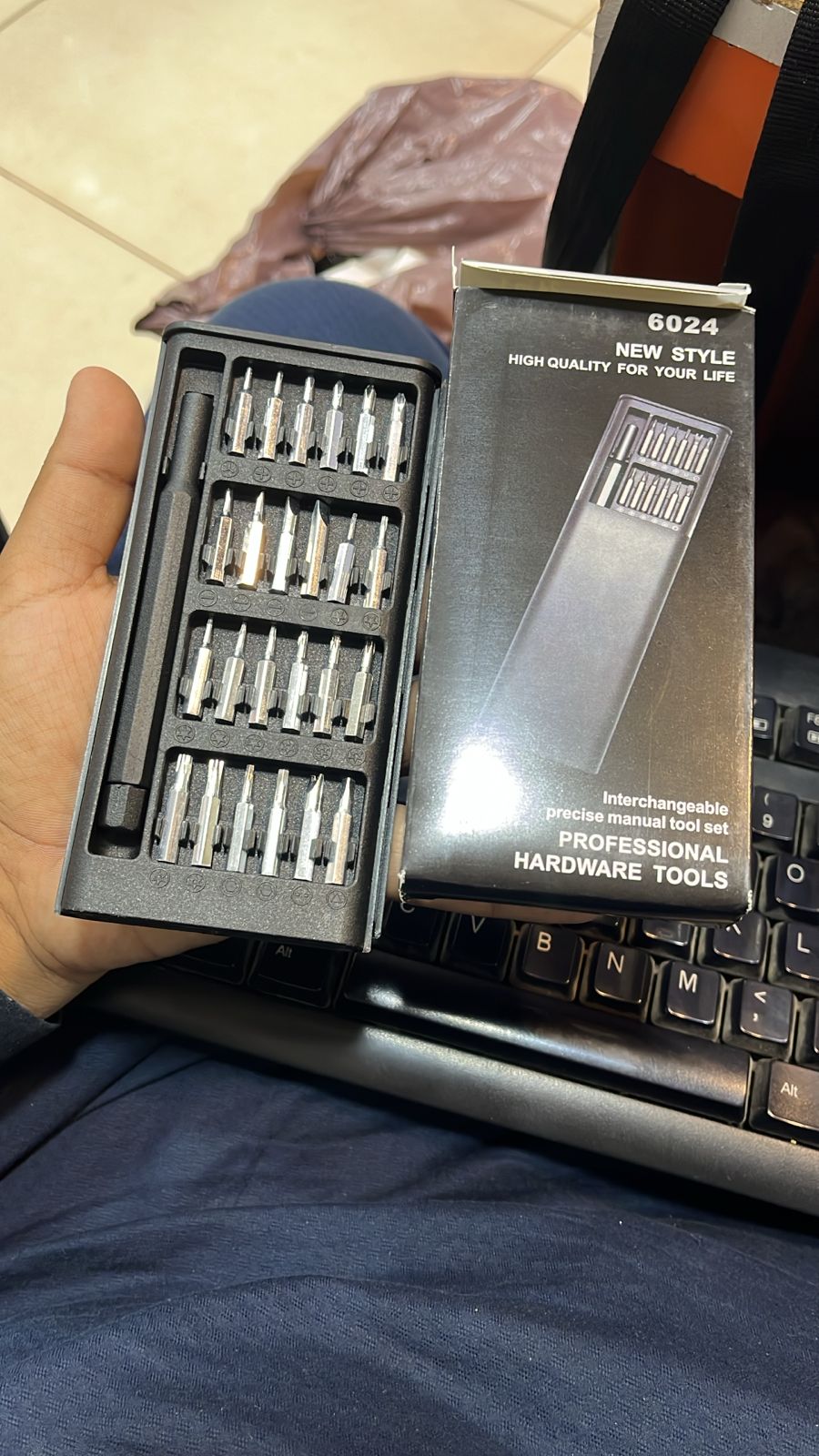 24 In 1 Screwdriver Bit Set Magnetic Disassembly Tool Durable Compact And Versatile Repair Kit For Daily Use - Image 5