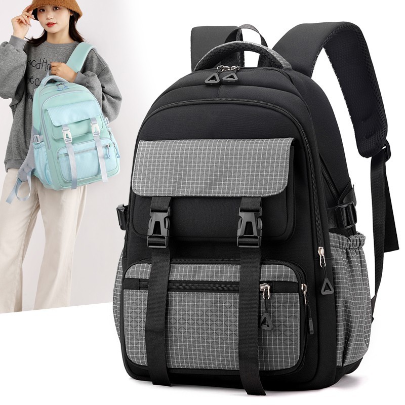 School Backpack For Teenagers Multi Point Decompression Design With Balanced Chest Buckle Comfortable Student Bag - Image 3