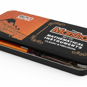Marshal 9-Piece Mathematical Instruments Set – Complete Geometry Box for Classic & Precision Drawing