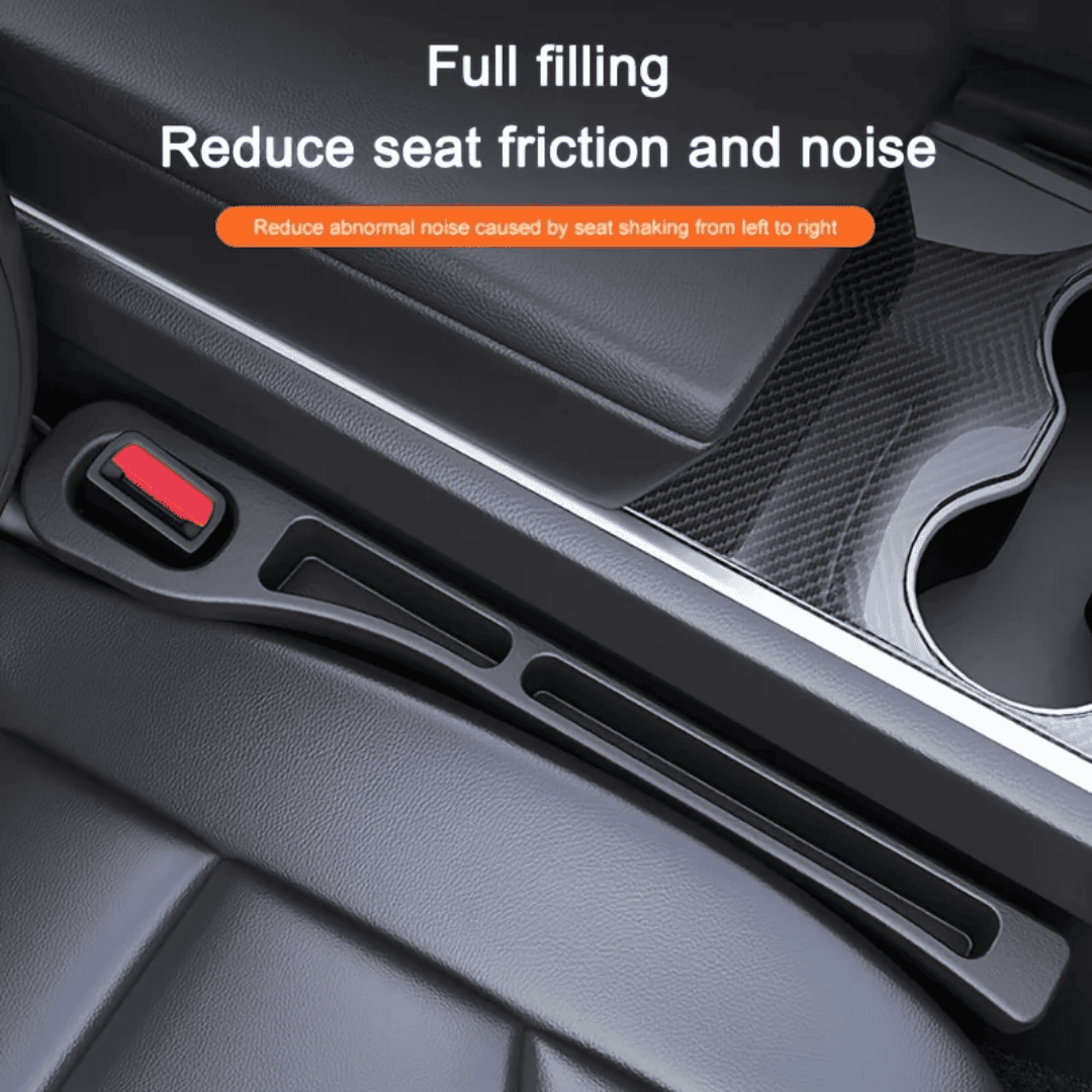 Universal Car Seat Gap Filler Organizer 2 PCS – PU Leather Car Seat Storage Box | Waterproof Auto Interior Pocket | Anti-Drop Gap Plug for Phone, Coins, Keys Ratings 12