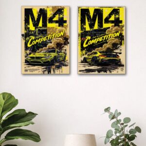 Set of 2 Premium Wall Art Photo Tiles – Modern Home Decor Sets