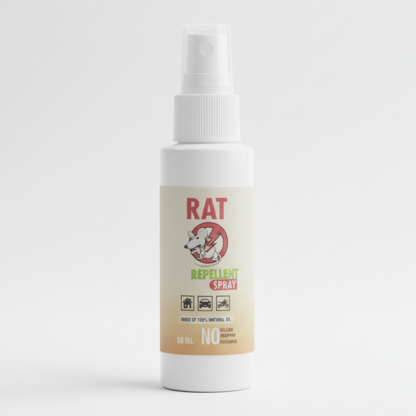 Rat Repellent Spray – Protects Car Wires & Engine, Home & Office Use, Long-Lasting (50ml) - Image 4