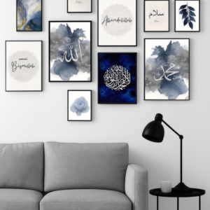 Wooden Photo Frame Set – 10 Pcs, Assorted Sizes for Wall & Table Décor