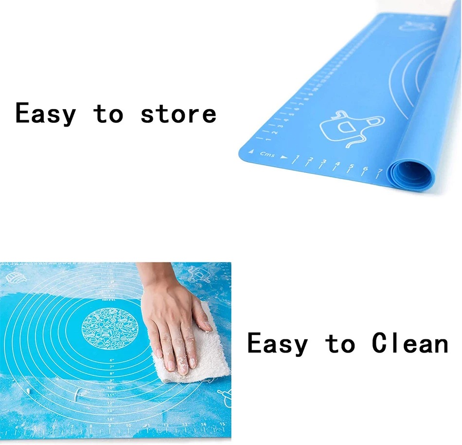Silicone Baking Roti Mat | Heat Resistant | Non‑Stick Dough Pad with Measurements | Random Color - Image 5