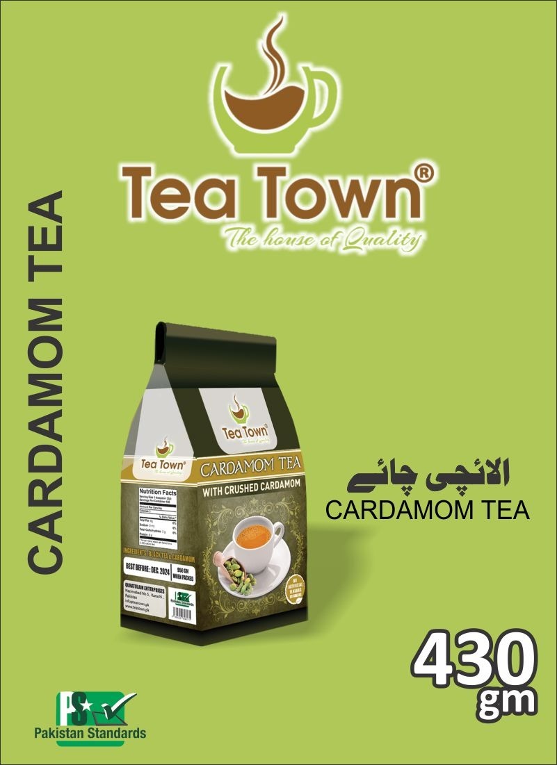 Tea Town Cardamom Tea Elaichi Chai Unique Aromatic Blend - Image 3