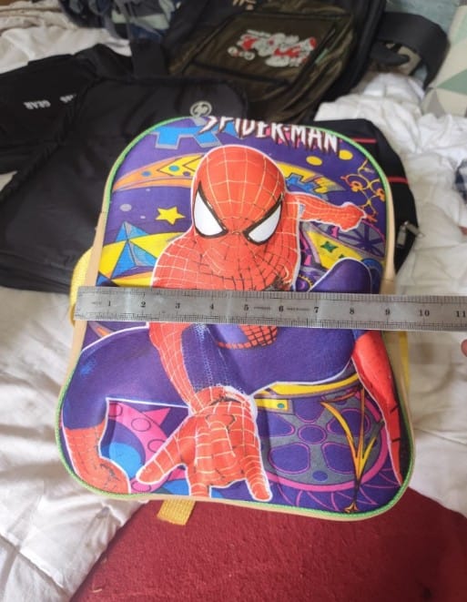 Spider-Man Kids School Bag – 12-Inch Cartoon Backpack for Boys | Nursery & Preschool Lightweight School Pack - Image 2