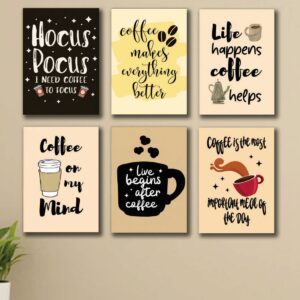 Set of 6 Premium Wall Art Photo Tiles – Modern Home Decor Sets 8x11