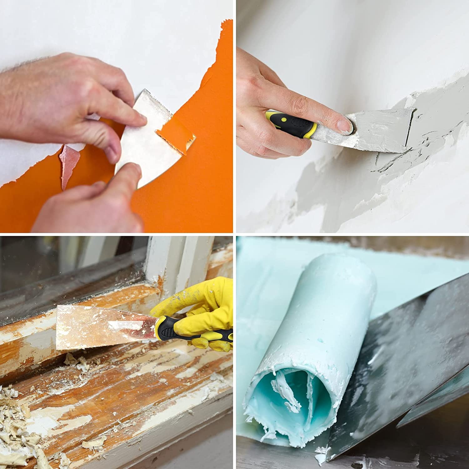 Scraper with Rubber Handle – Heavy Duty Cleaning & Paint Removal Tool - Image 3