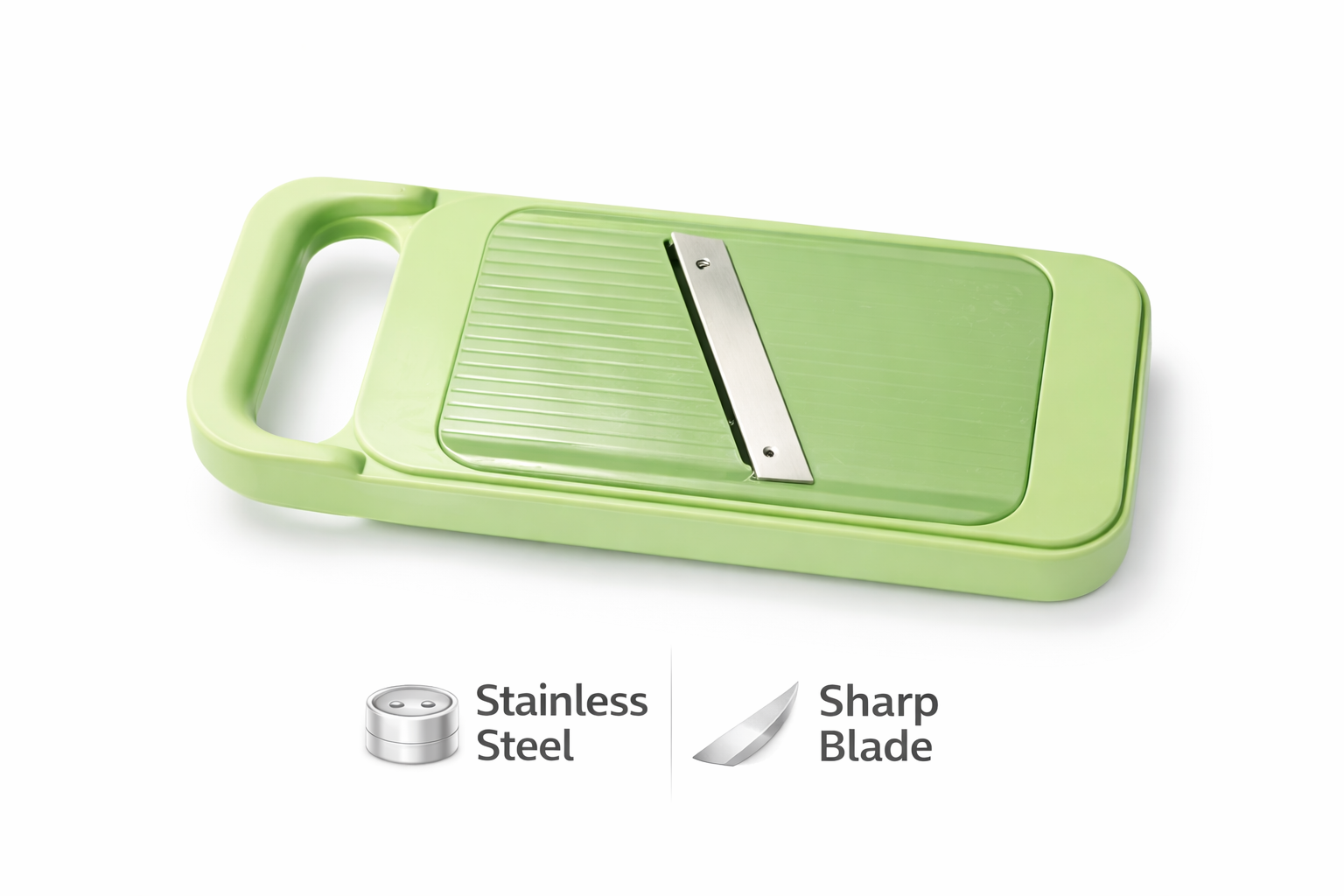 5-in-1 Multi Grater & Mandoline Slicer with Storage Box – Stainless Steel Blades Vegetable & Fruit Cutter - Image 3