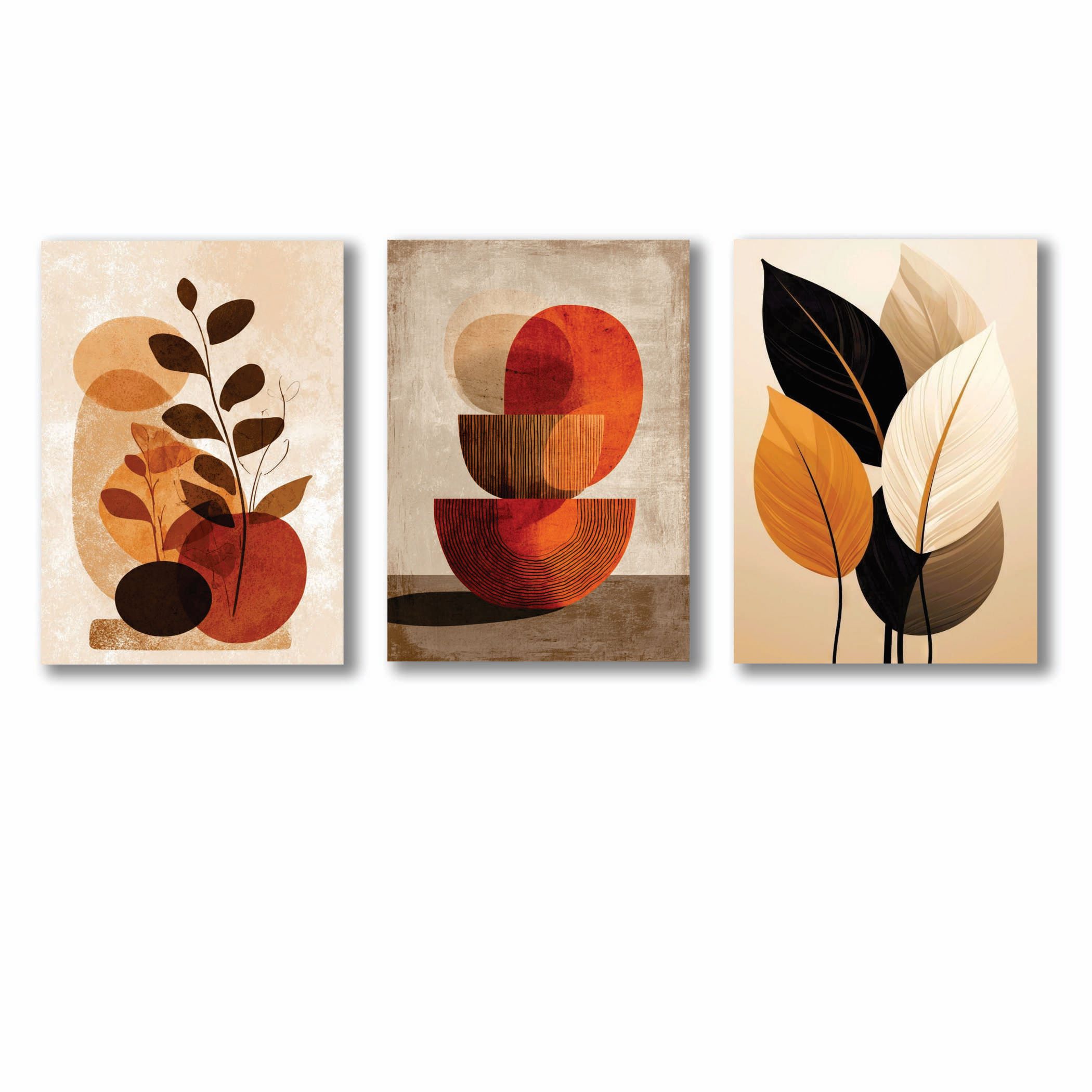 Set of 3 Premium Wall Art Photo Tiles – Modern Home Decor Sets 8x11 - Image 2