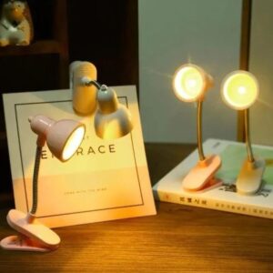 Mini Book Light with Clip – Portable LED Reading Lamp, Travel Bedroom Night Light with Eye Protection (Random Color)