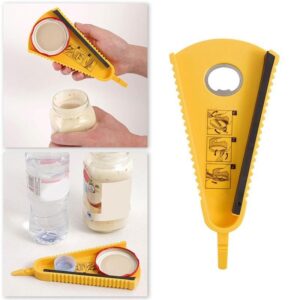 Multifunction Manual Can & Bottle Opener – Non-Slip Lid & Jar Opening Tool