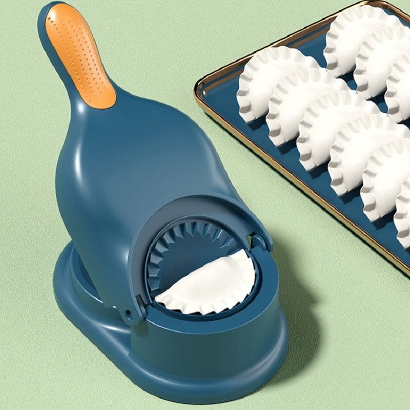 2-in-1 Manual Dumpling Maker & Dough Press Machine | Portable Samosa & Gujiya Mould Tool | Easy Kitchen DIY Pastry Accessory - Image 5