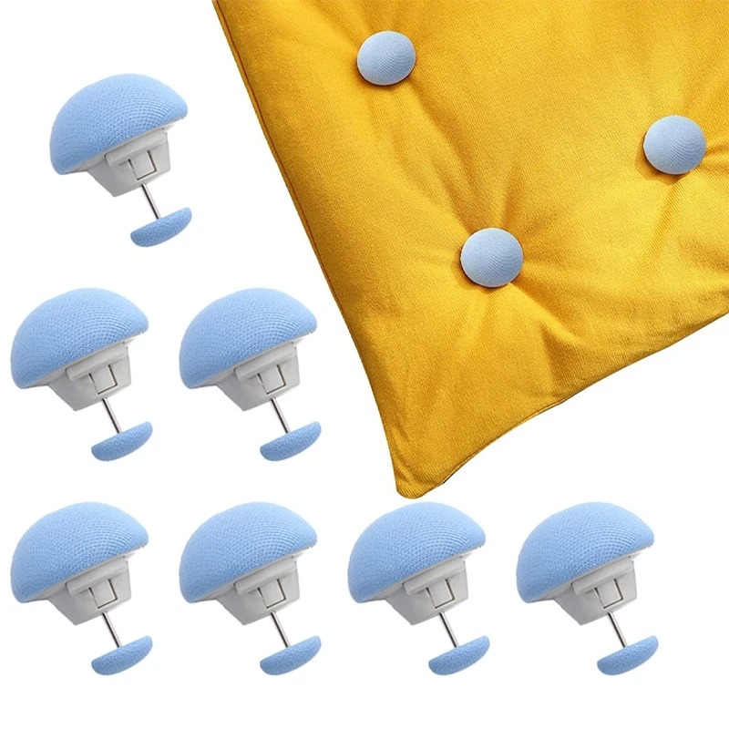 Premium Mushroom-Style Bedsheet Clips – Pack of 4 Elastic Quilt & Sheet Fixer Buckles (Random Color) - Image 2