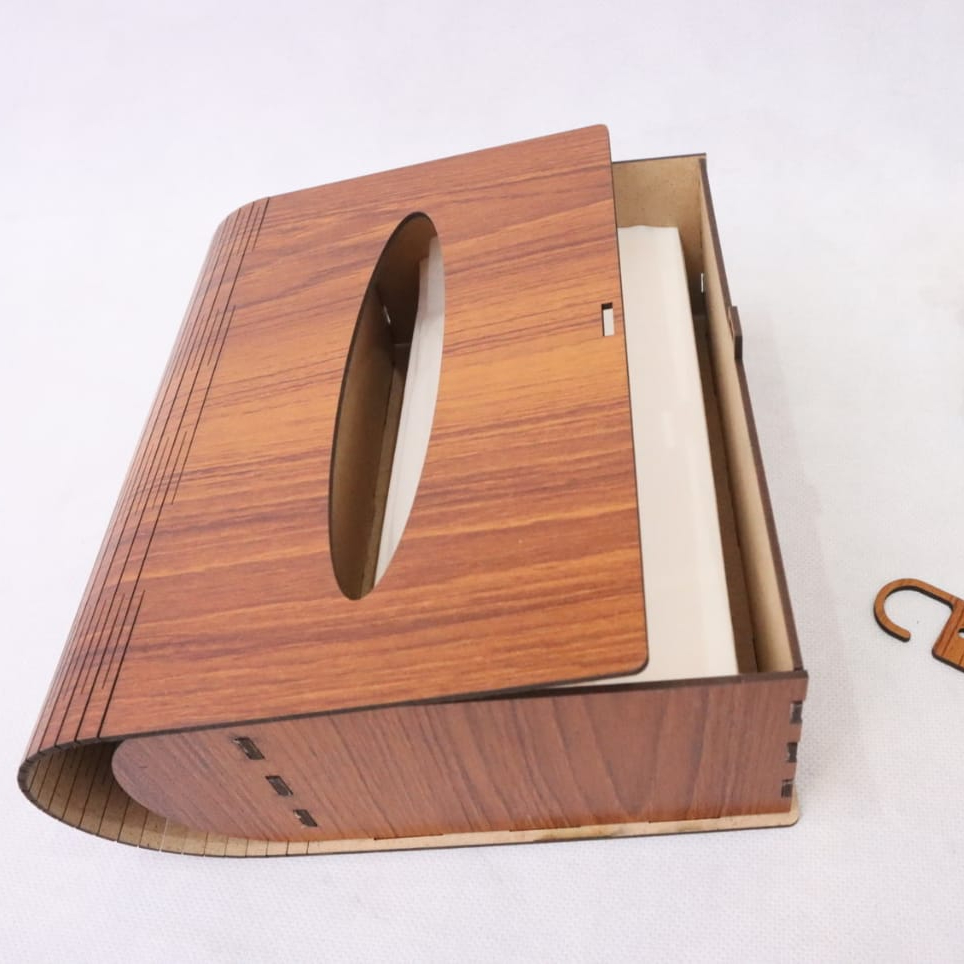 Plain Wooden Tissue Box Elegant Design Smooth Finish Easy Use Durable Construction For Home And Offices - Image 2