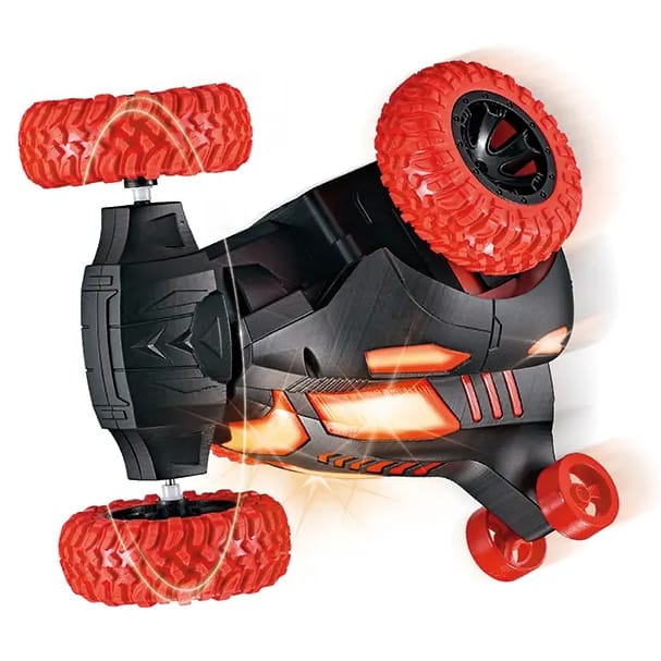 40MHz RC Rotating Stunt Car – Battery Operated Remote Control Rotation & Flip Car - Image 3