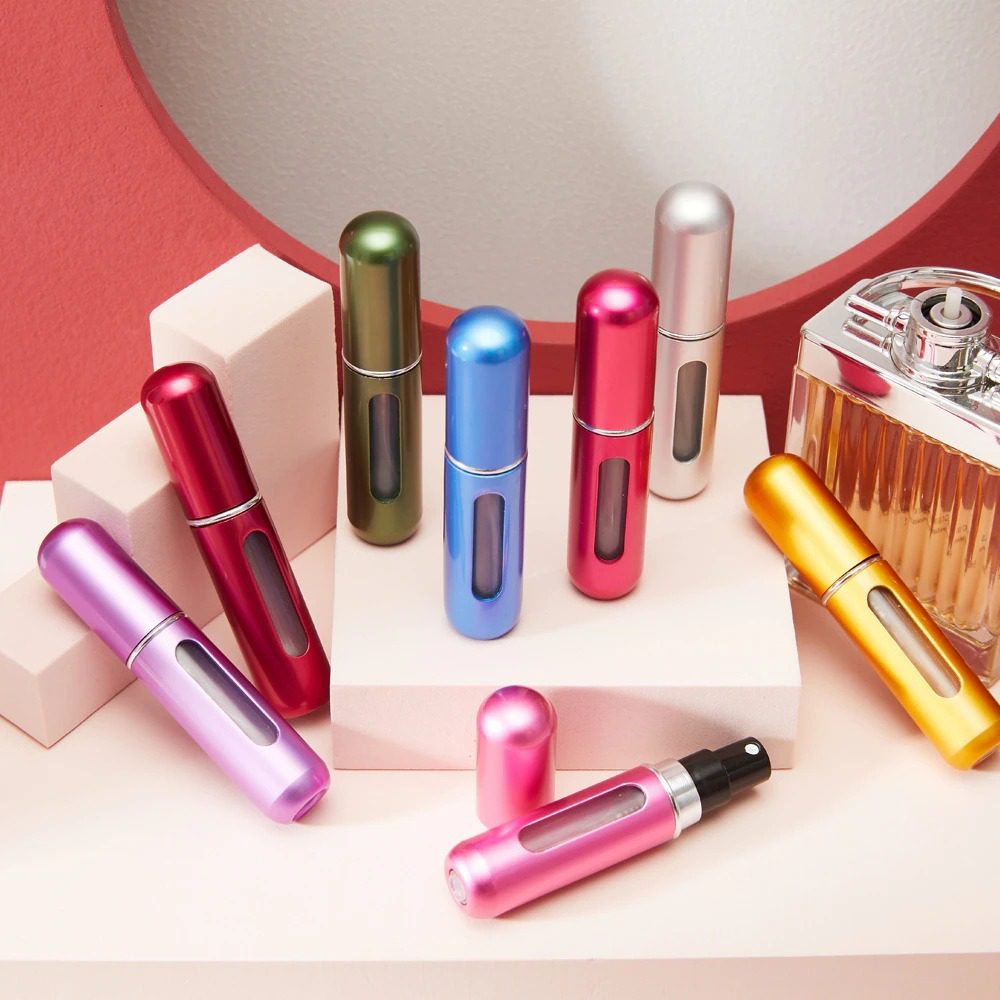 Refillable Mini Perfume Spray Bottle Spray Atomizer 5 Ml | Portable, Leak-Proof, And Stylish (Random Color) - Image 4