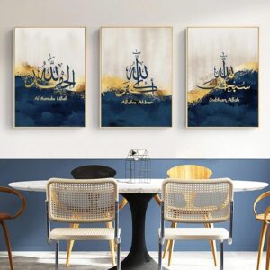 Set of 3 Premium Wall Art Photo Tiles – Modern Home Decor Sets 8x11