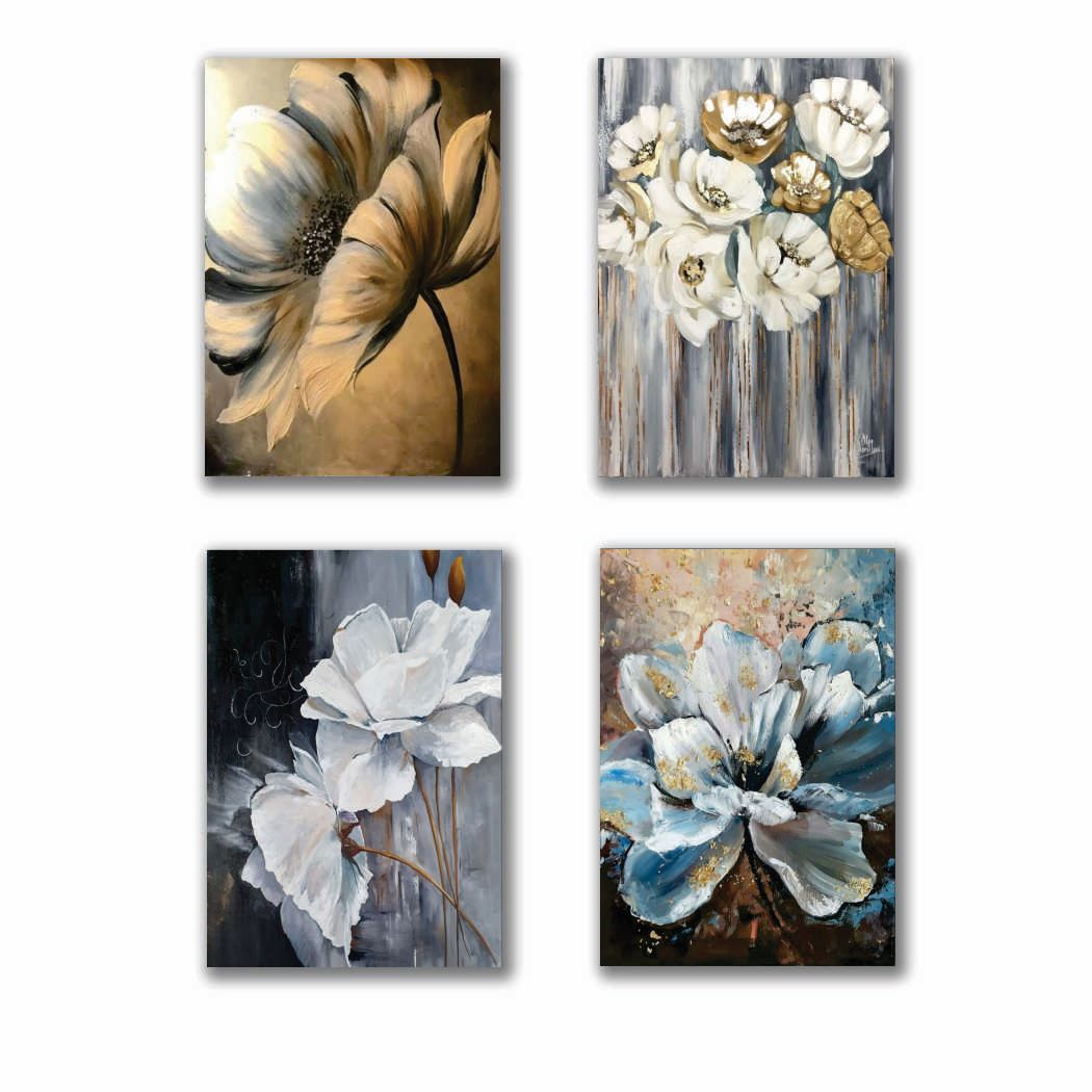 Set of 4 Premium Wall Art Photo Tiles – Modern Home Decor Sets 8x11 - Image 2